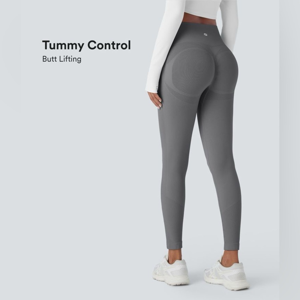 Halara SoCinched Butt Lifting Tummy Control Side Pocket, UltraSculpt Leggings